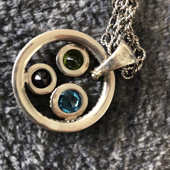 Andrea Candela NEW Multi Stone Necklace/Pendant - Picture 2 of 5